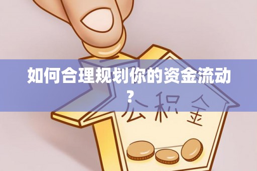 麦寮如何合理规划你的资金流动？