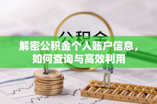 麦寮解密公积金个人账户信息，如何查询与高效利用