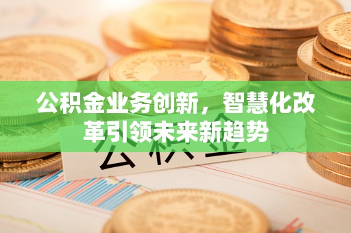 麦寮公积金业务创新，智慧化改革引领未来新趋势