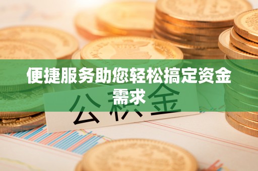 麦寮便捷服务助您轻松搞定资金需求