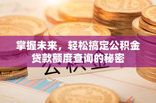 麦寮掌握未来，轻松搞定公积金贷款额度查询的秘密