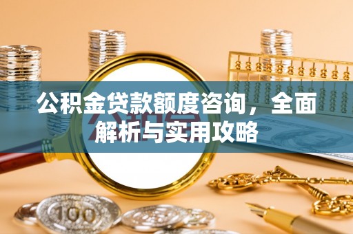 麦寮公积金贷款额度咨询，全面解析与实用攻略