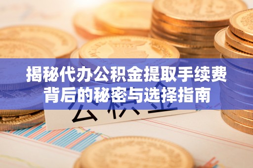 麦寮揭秘代办公积金提取手续费背后的秘密与选择指南