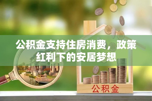 麦寮公积金支持住房消费，政策红利下的安居梦想
