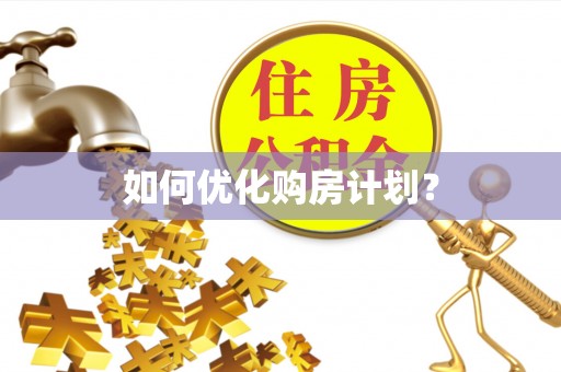 麦寮如何优化购房计划？