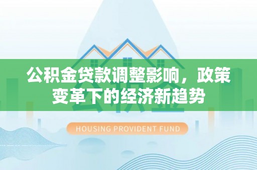 麦寮公积金贷款调整影响，政策变革下的经济新趋势