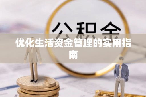 麦寮优化生活资金管理的实用指南