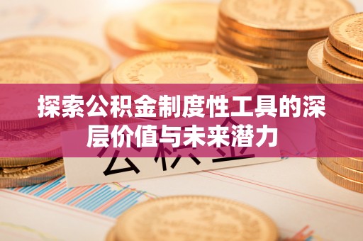 麦寮探索公积金制度性工具的深层价值与未来潜力