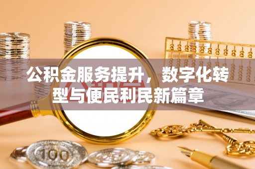 麦寮公积金服务提升，数字化转型与便民利民新篇章