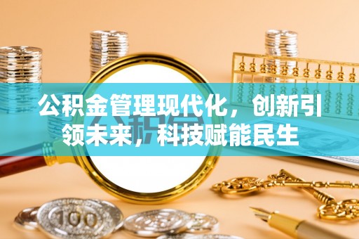 麦寮公积金管理现代化，创新引领未来，科技赋能民生