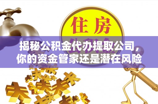 麦寮揭秘公积金代办提取公司，你的资金管家还是潜在风险？