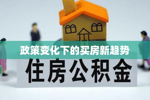 麦寮政策变化下的买房新趋势