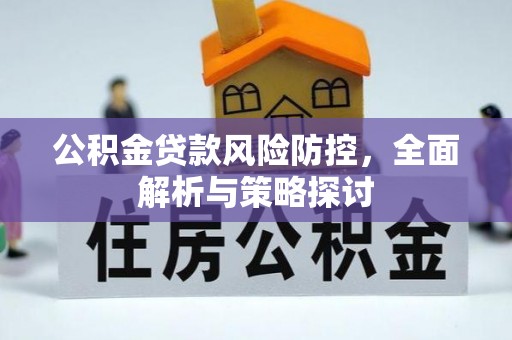 麦寮公积金贷款风险防控，全面解析与策略探讨