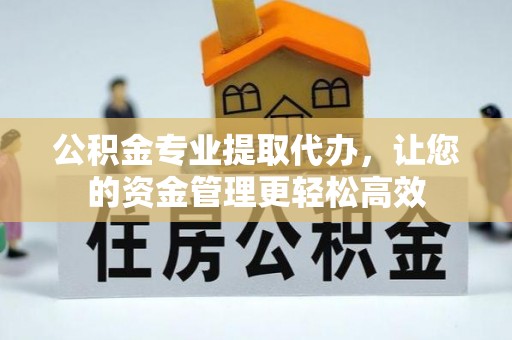 麦寮公积金专业提取代办，让您的资金管理更轻松高效