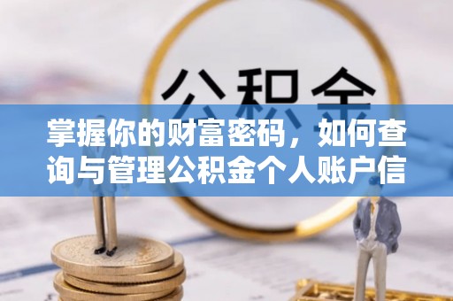麦寮掌握你的财富密码，如何查询与管理公积金个人账户信息