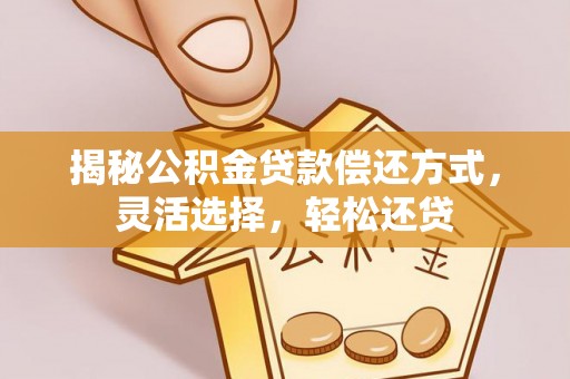 麦寮揭秘公积金贷款偿还方式，灵活选择，轻松还贷
