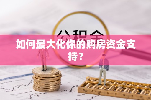 麦寮如何最大化你的购房资金支持？
