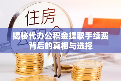 麦寮揭秘代办公积金提取手续费背后的真相与选择